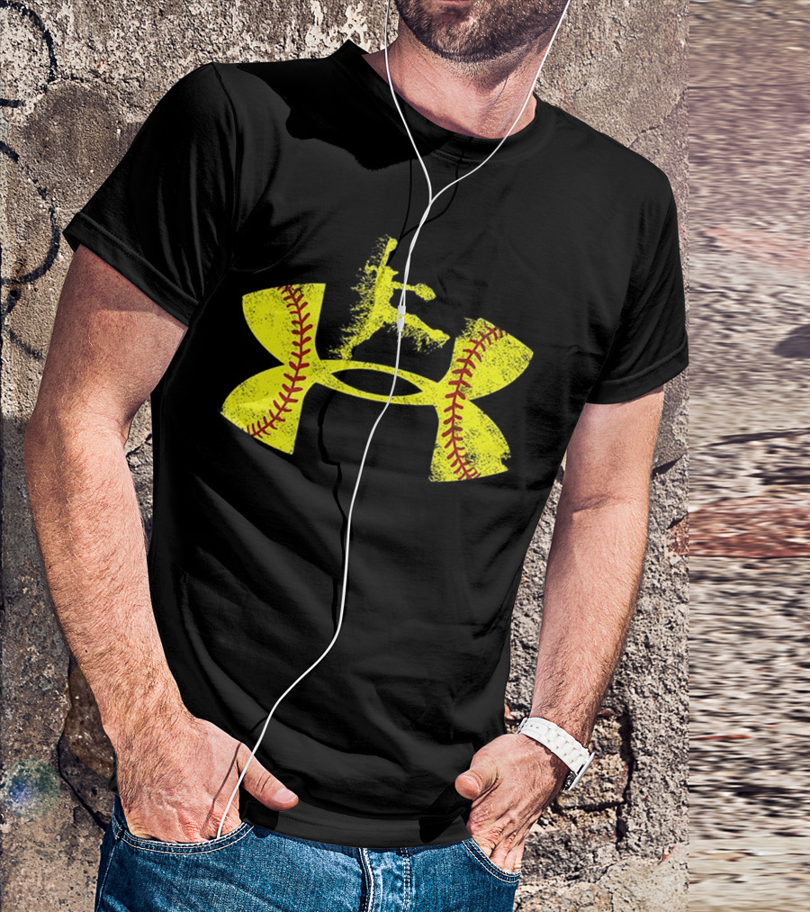 Under Armour Softball Player Jumping T-Shirt
