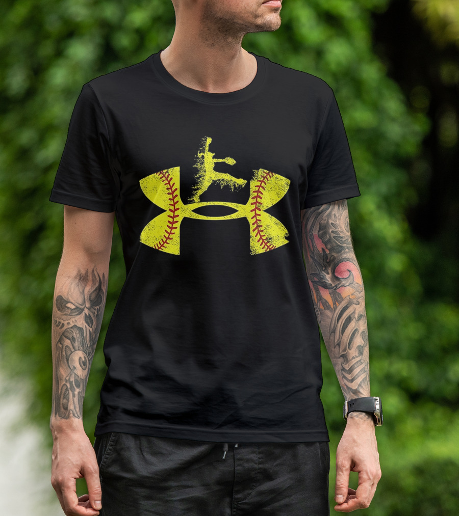 Under Armour Softball Player Jumping T-Shirt