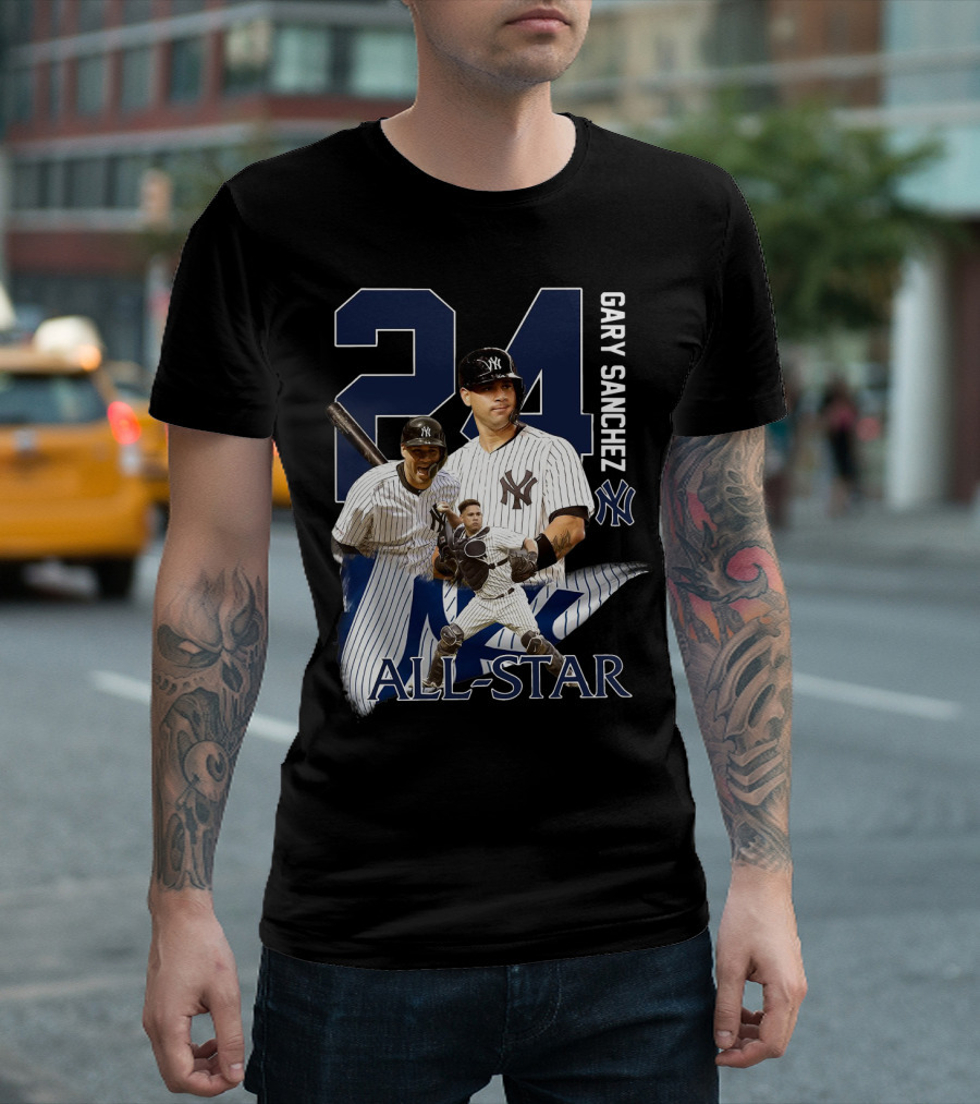 New York Yankees Gary Sanchez 24 All-Star T-Shirt
