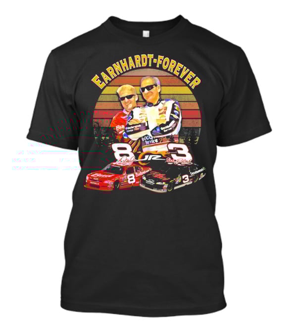 Earnhardt Forever No. 8 And 3 NASCAR Racing Legends T-Shirt