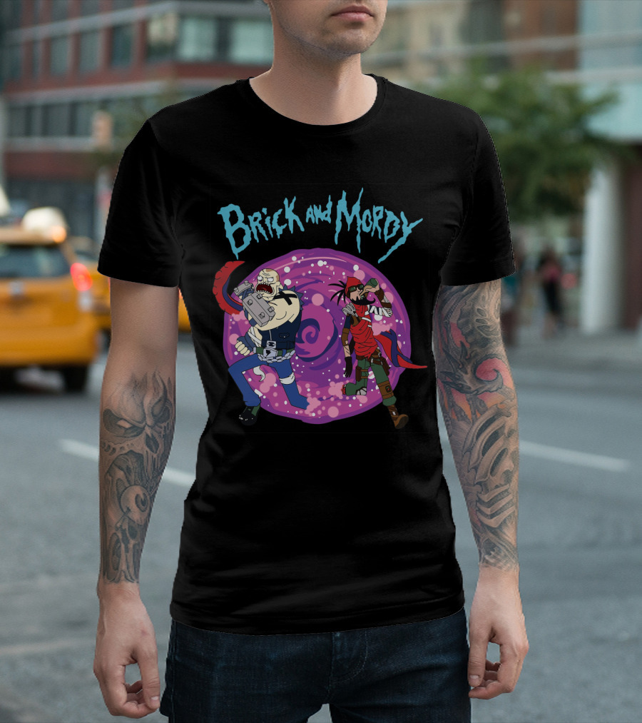 Brick And Moroy Portal Crossover Adventure T-Shirt