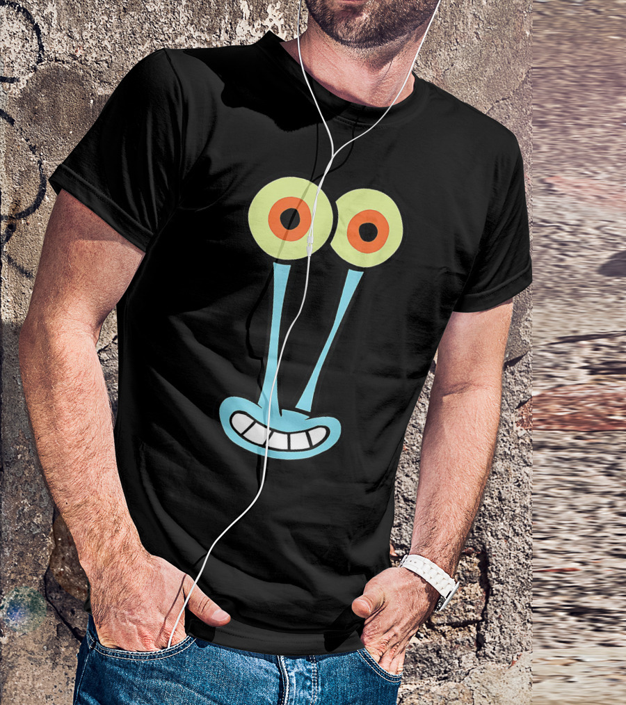 Gary Halloween Snail Cartoon Face Funny Group Costume T-Shirt