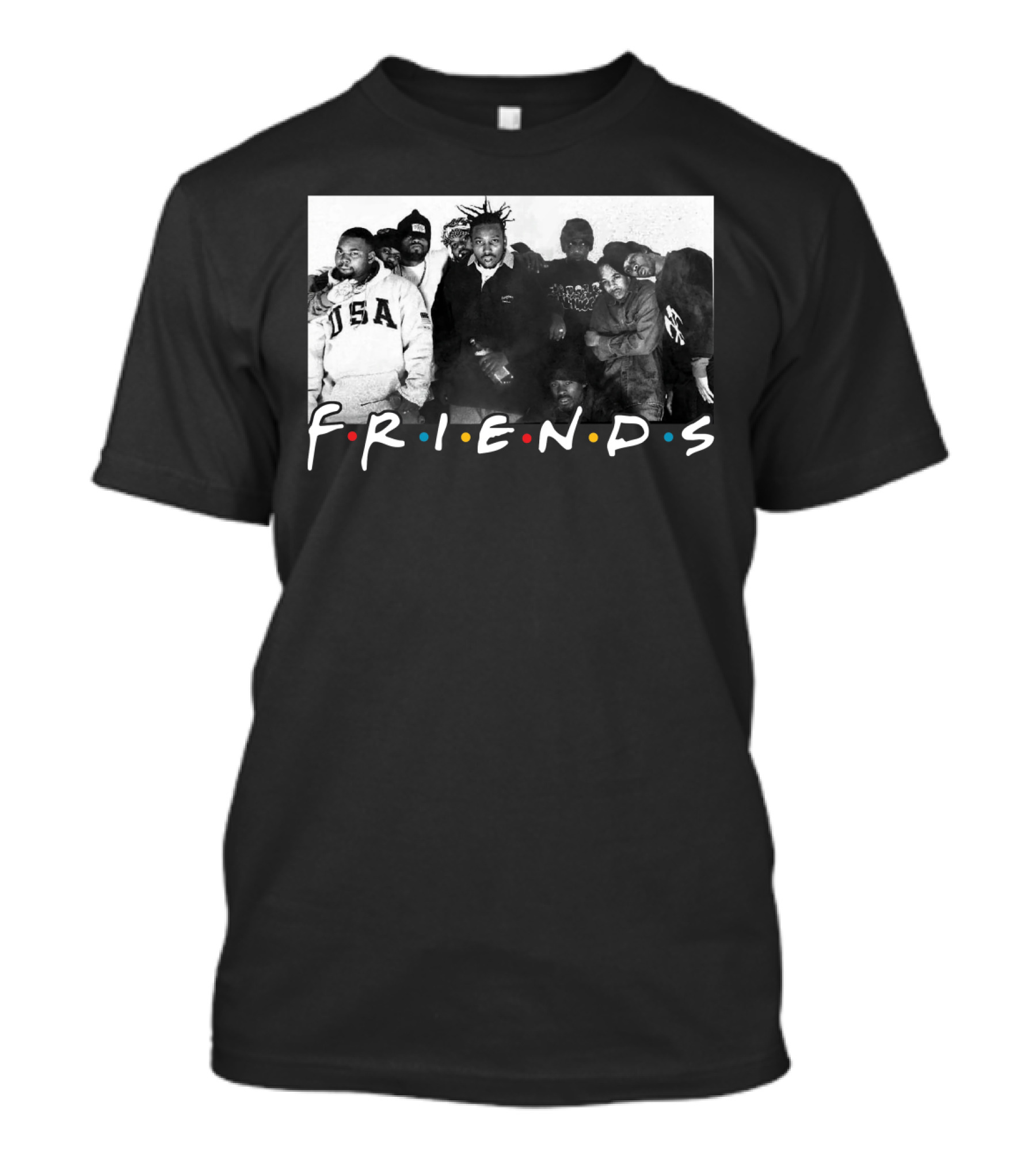 Friends Rap Rock Hip Hop USA T-Shirt
