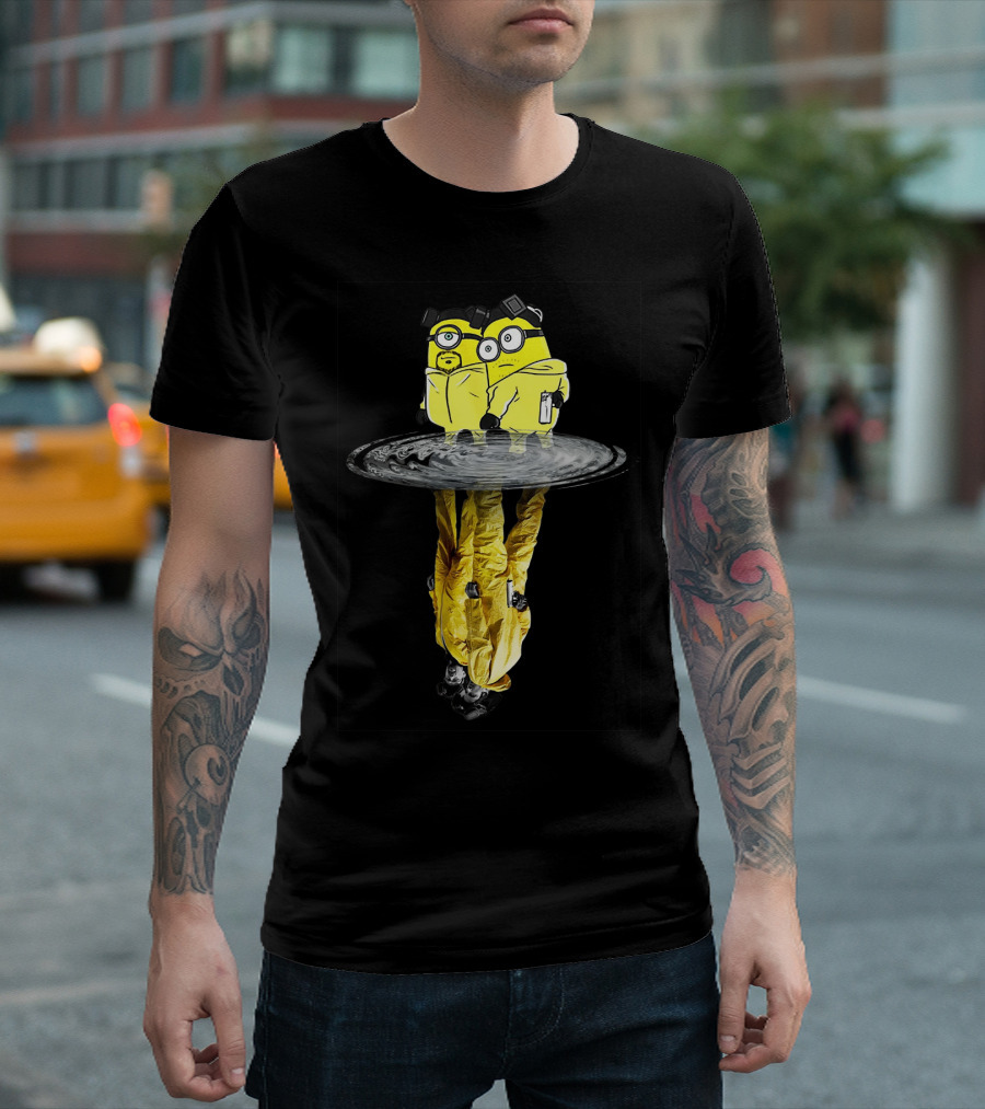 Minion Walter White Jesse Breaking Bad Reflection T-Shirt