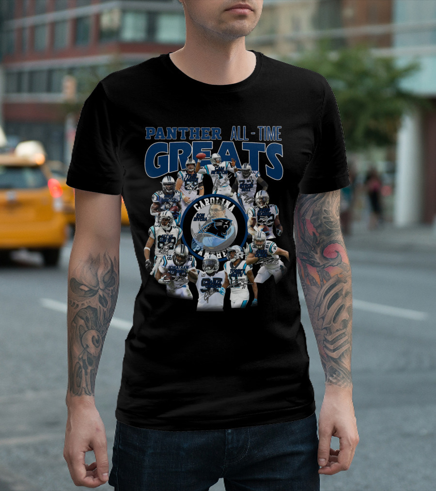 PANTHER ALL-TIME GREATS CAROLINA PANTHERS T-Shirt