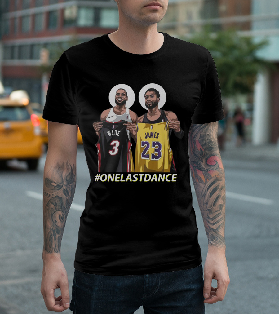 Wade 3 James 23 One Last Dance T-Shirt
