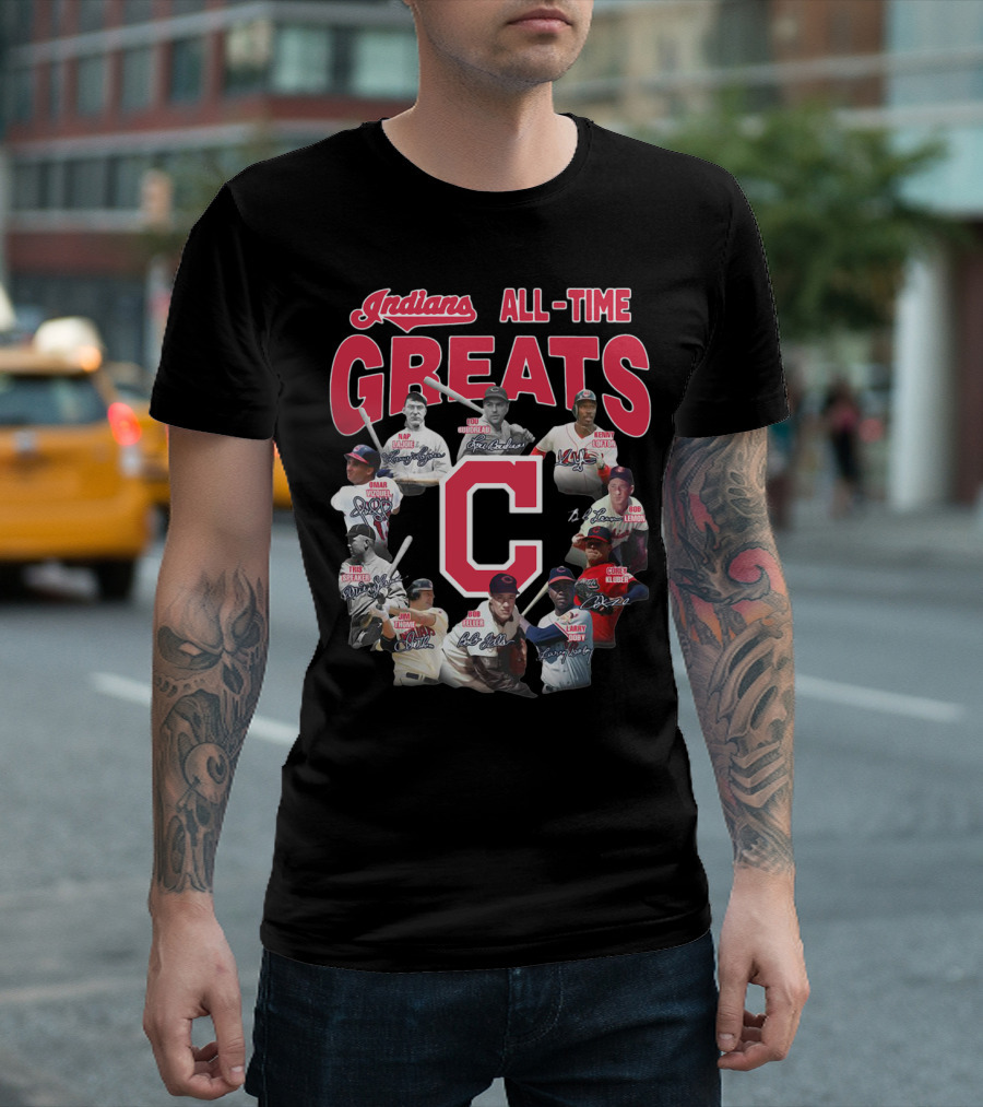Indians All-Time Greats Cleveland Legends T-Shirt