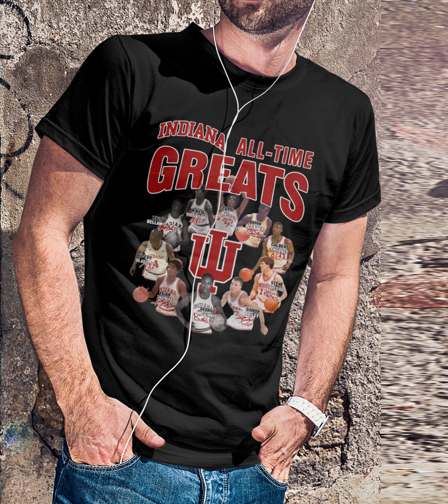Indiana All-Time Greats IU Basketball Legends T-Shirt