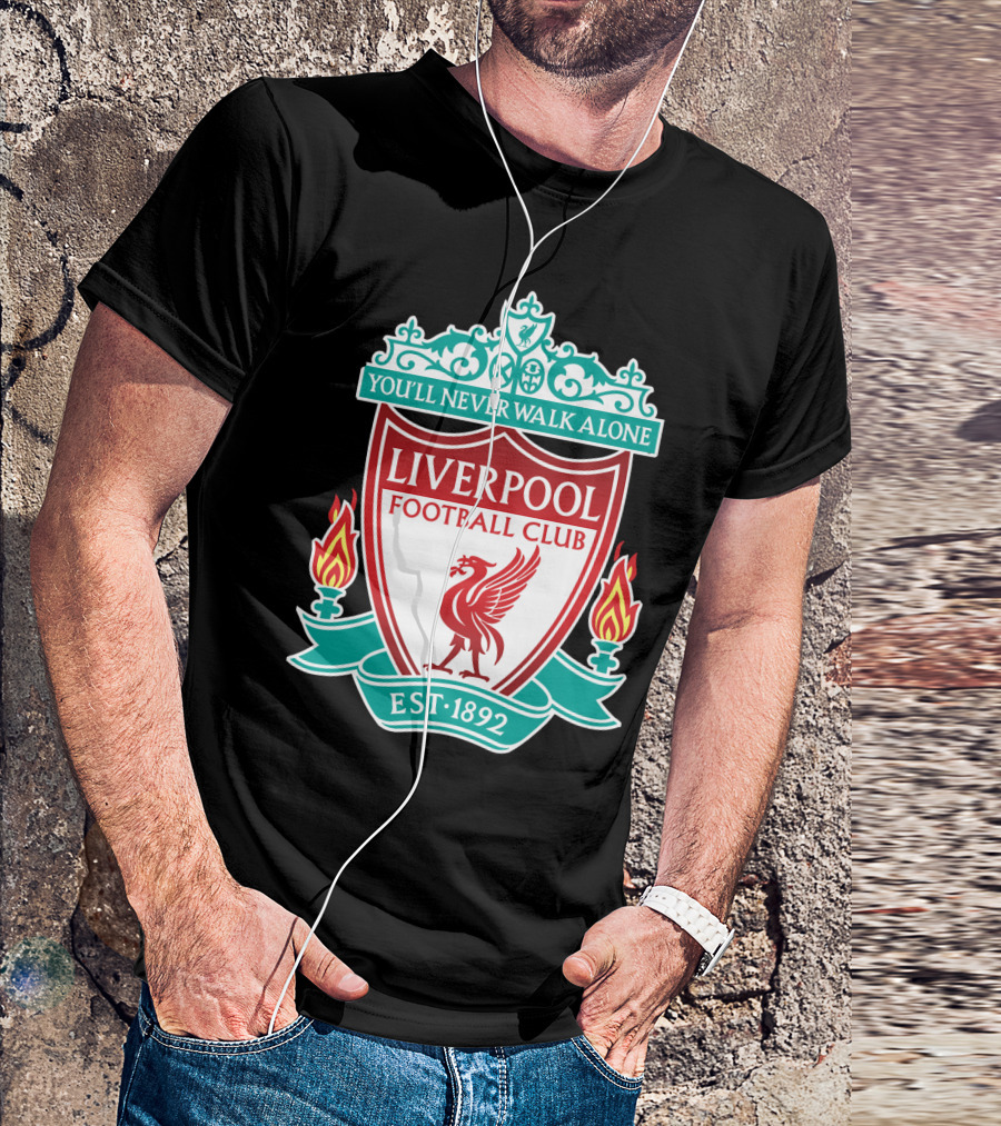 YOU'LL NEVER WALK ALONE LIVERPOOL FOOTBALL CLUB EST 1892 T-Shirt