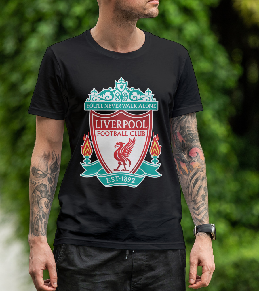 YOU'LL NEVER WALK ALONE LIVERPOOL FOOTBALL CLUB EST 1892 T-Shirt