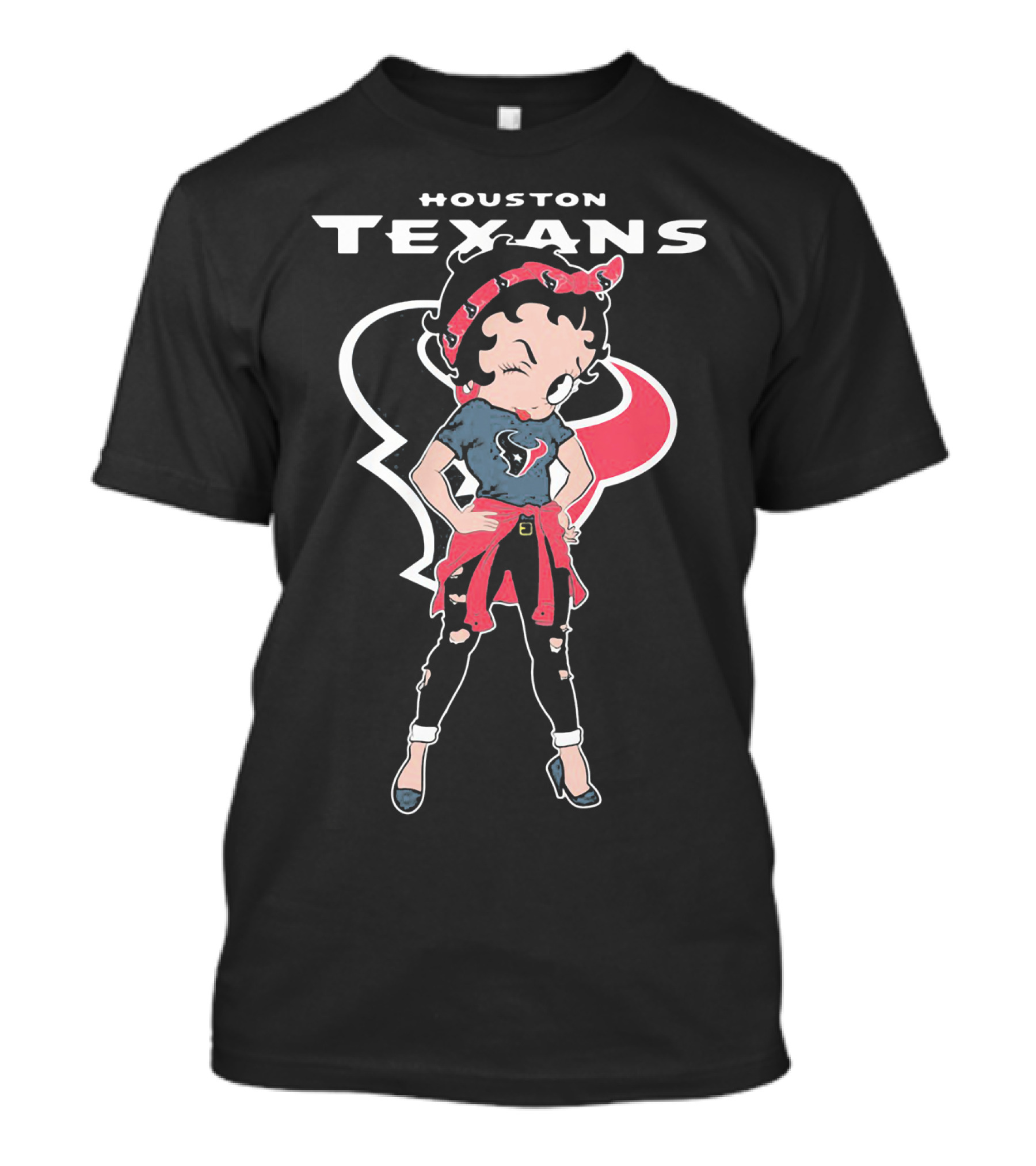 Houston Texans Girl Character T-Shirt