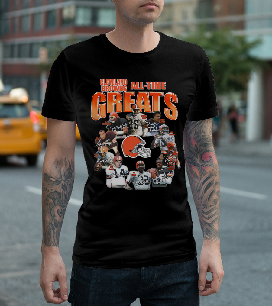 Cleveland Browns All-Time Greats T-Shirt