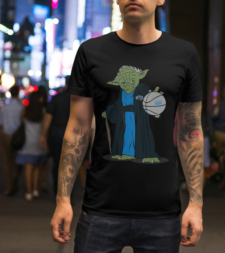 Master Yoda Orlando Magic Basketball T-Shirt