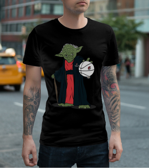 MASTER YODA PORTLAND TRAIL BLAZERS BASKETBALL FORCE T-Shirt