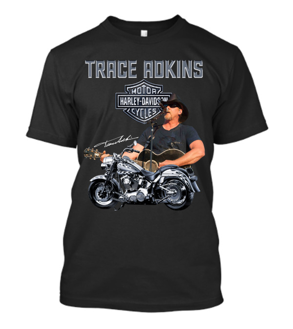 Trace Adkins Harley Davidson Motorcycles Guitar Performance T-Shirt
