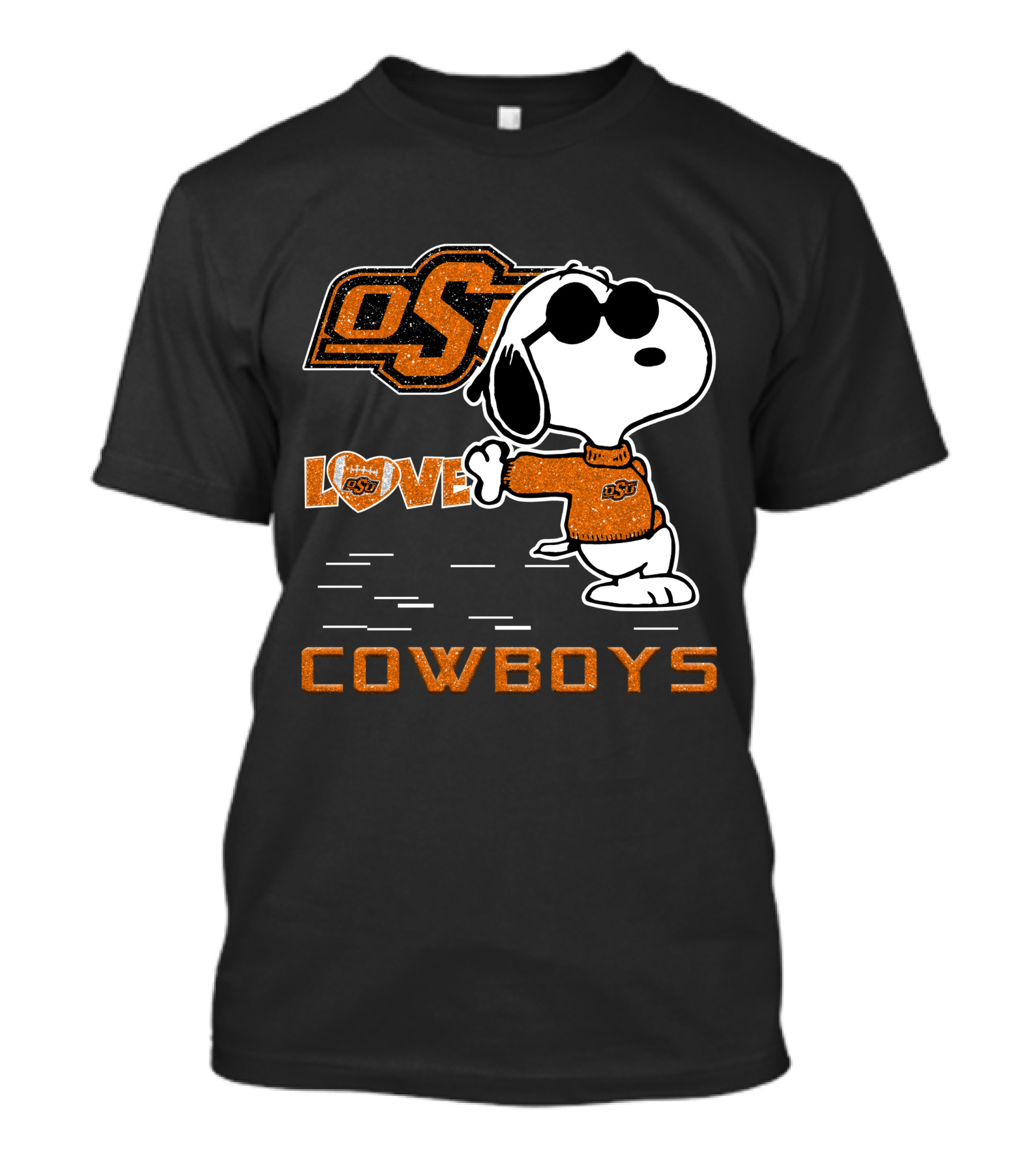 Snoopy OSU Love Cowboys T-Shirt