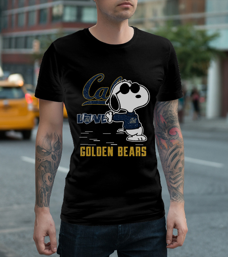 Snoopy Loves Cal Golden Bears California T-Shirt