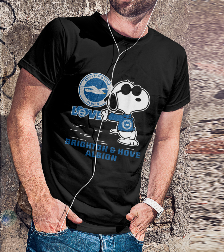 Snoopy Love Brighton & Hove Albion T-Shirt