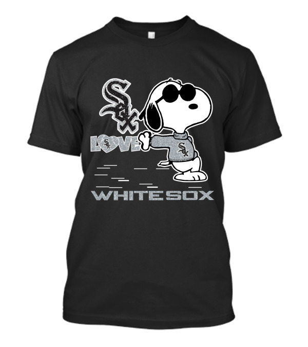 Snoopy Sox Love White Sox T-Shirt