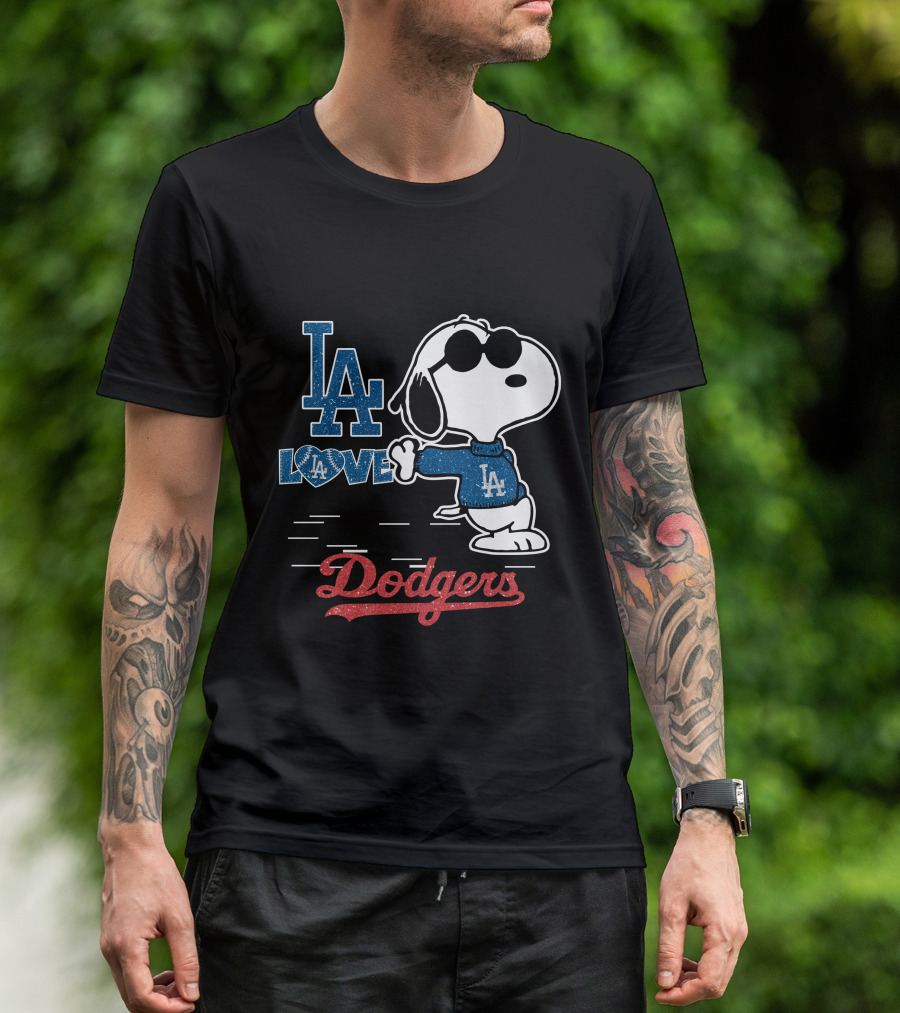 Snoopy LA Love Dodgers T-Shirt