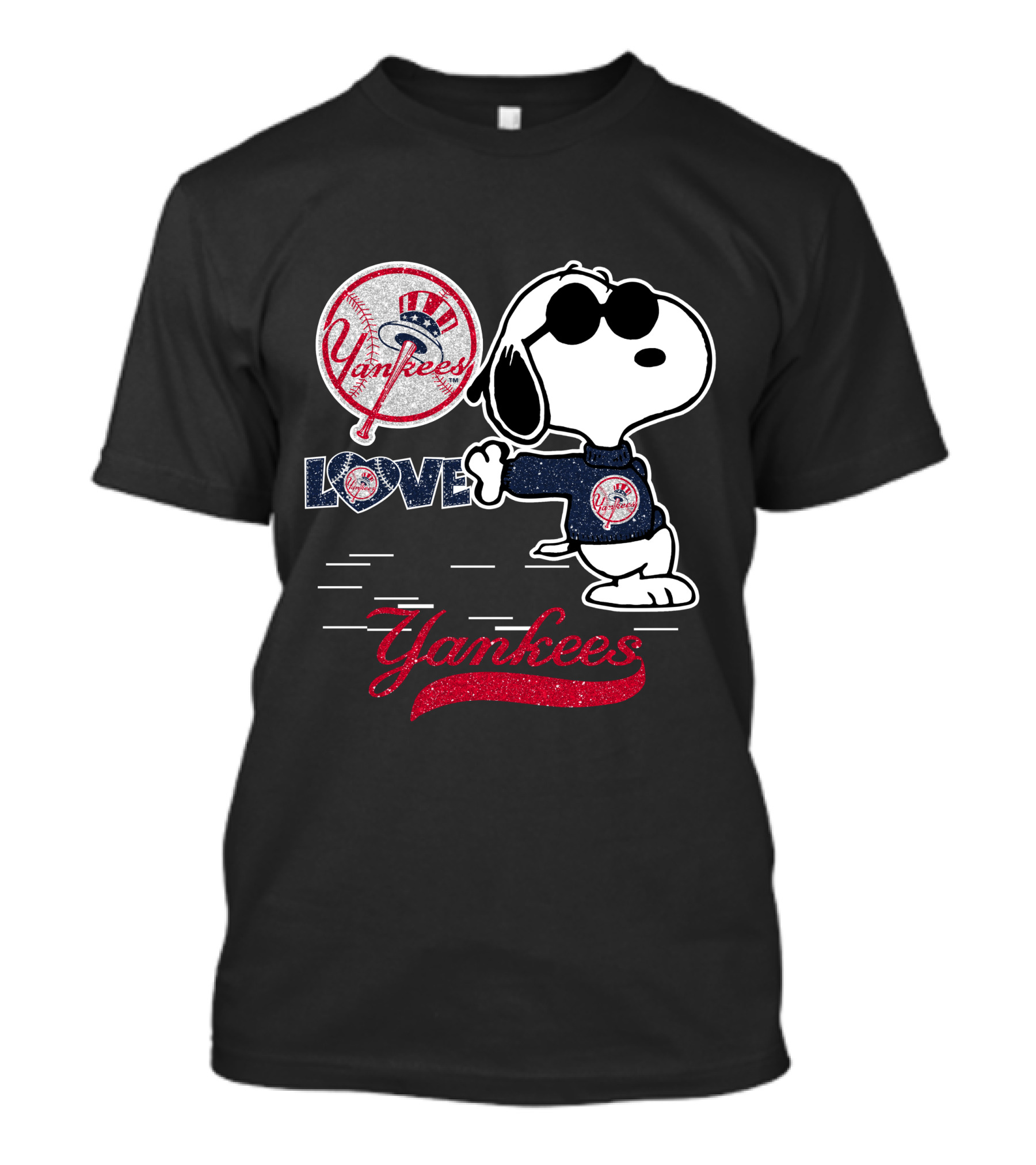 Snoopy Love Yankees T-Shirt