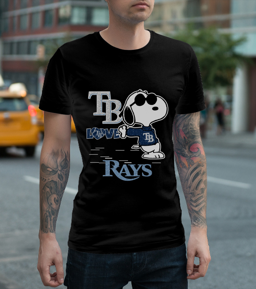 Snoopy TB Rays Love T-Shirt