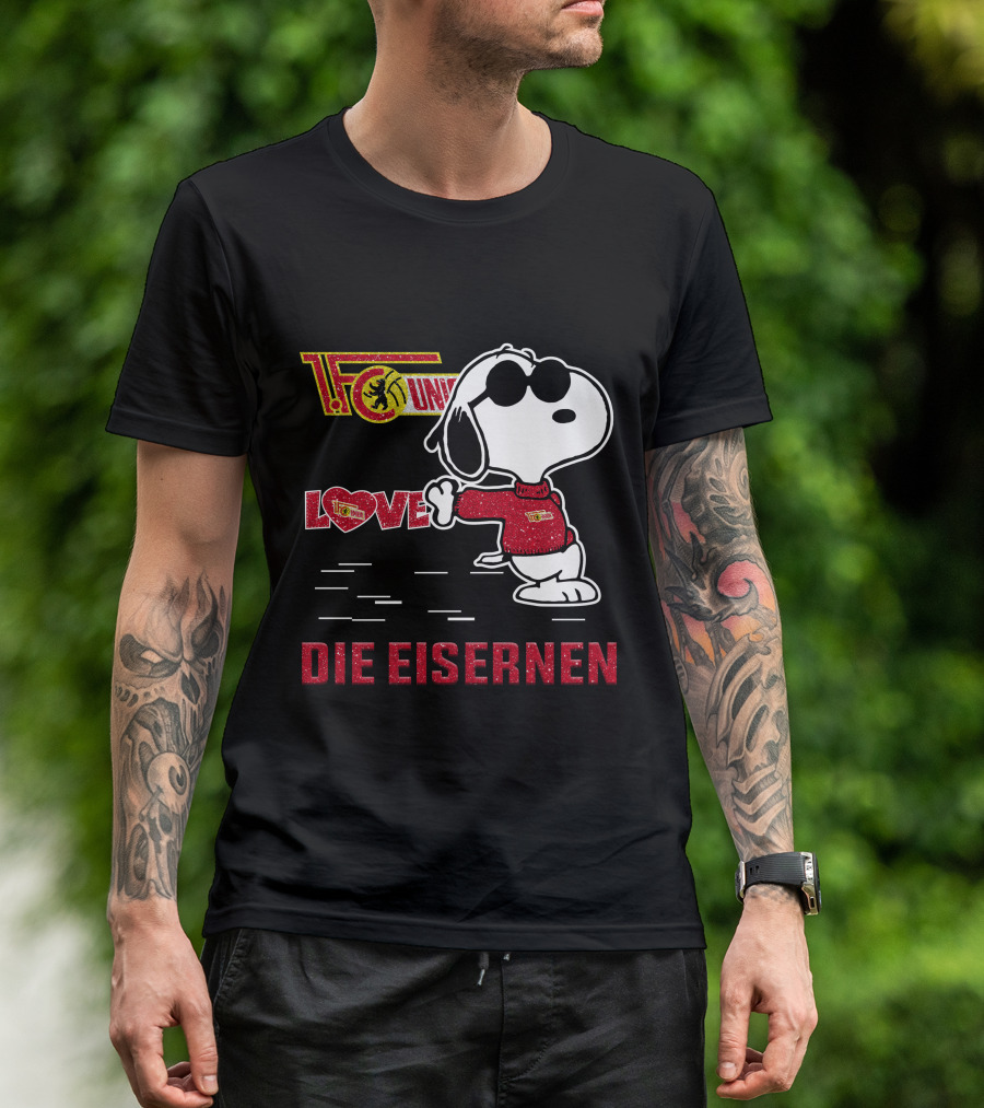Snoopy Love 1. FC Union Berlin Die Eisernen T-Shirt