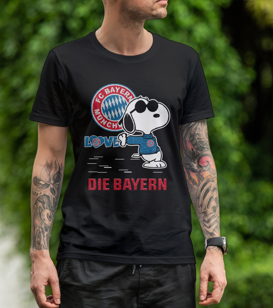 Snoopy Love FC Bayern München Die Bayern T-Shirt