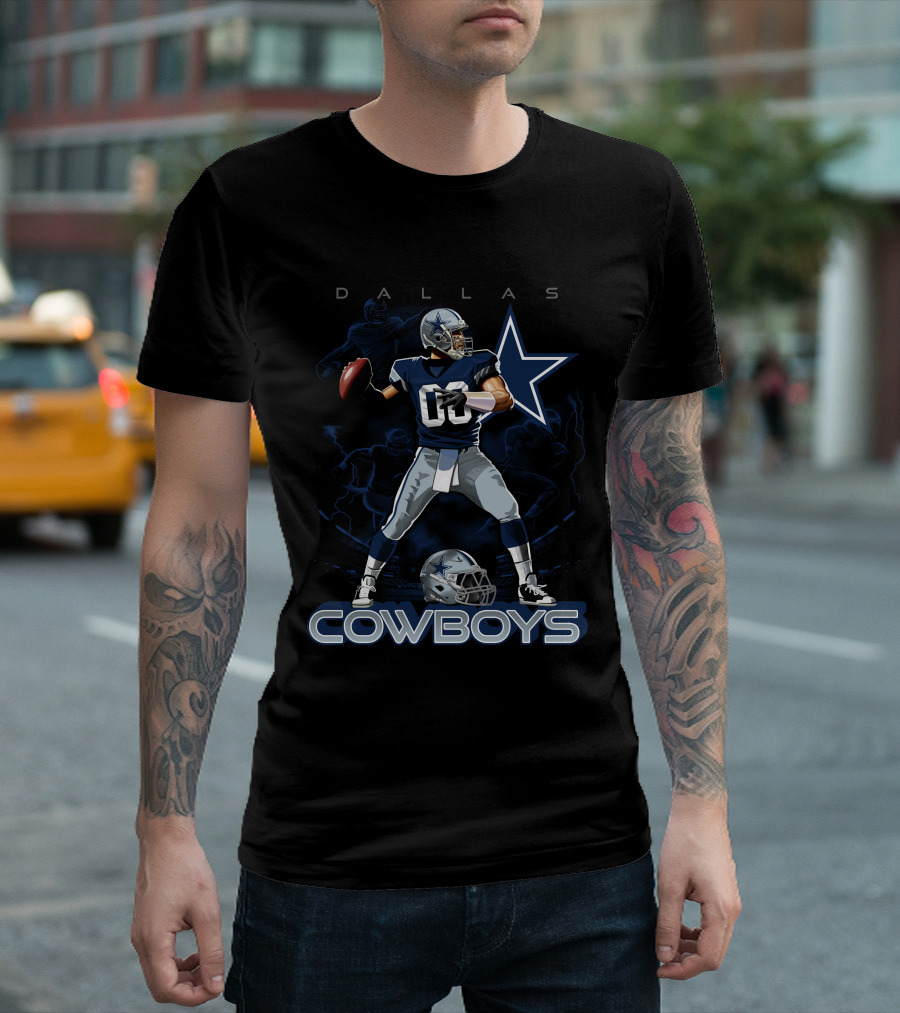 Dallas Cowboys Football Star Iconography T-Shirt