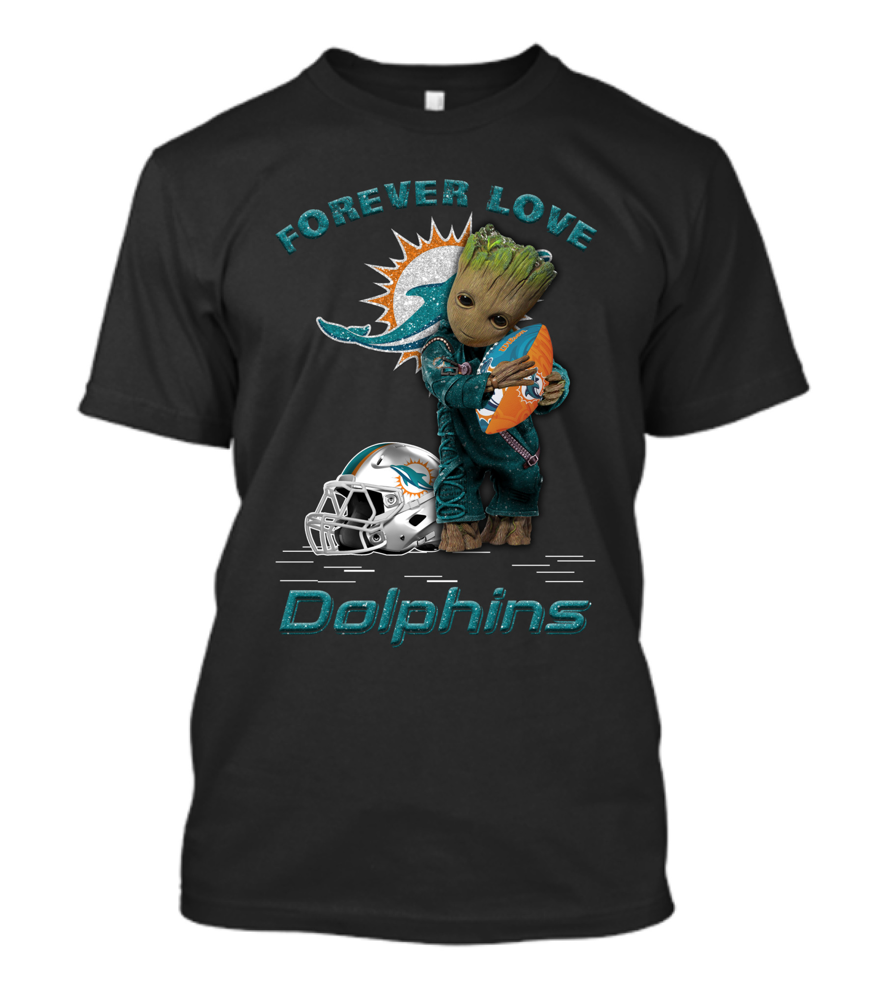 Forever Love Dolphins Groot Miami T-Shirt