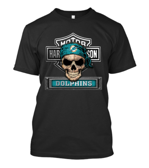 Motor Harley Davidson Dolphins Nfl Miami Dh 91 Hd T-Shirt
