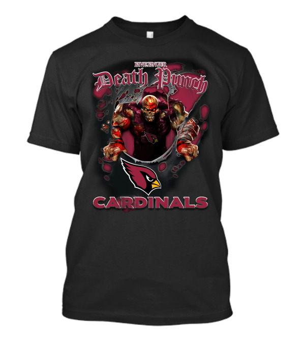 Five Finger Death Punch Cardinals Nfl Football Fans Arizona T-Shirt