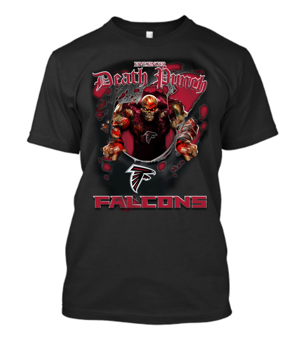 Five Finger Death Punch Atlanta Falcons Nfl Football Fans T-Shirt