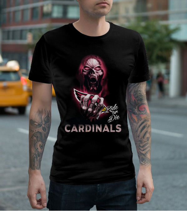 Nfl Arizona Cardinals Ride Or Die Fan 146 Hd0001 T-Shirt