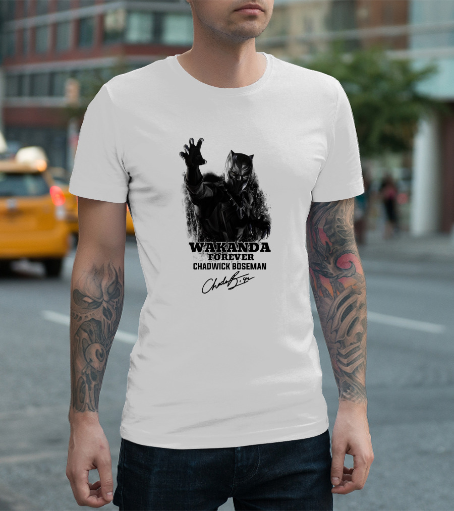 Wakanda Forever Chadwick Boseman T-Shirt