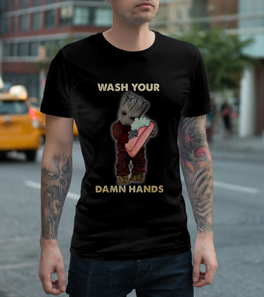 Wash Your Damn Hands G Hug Soap T-Shirt