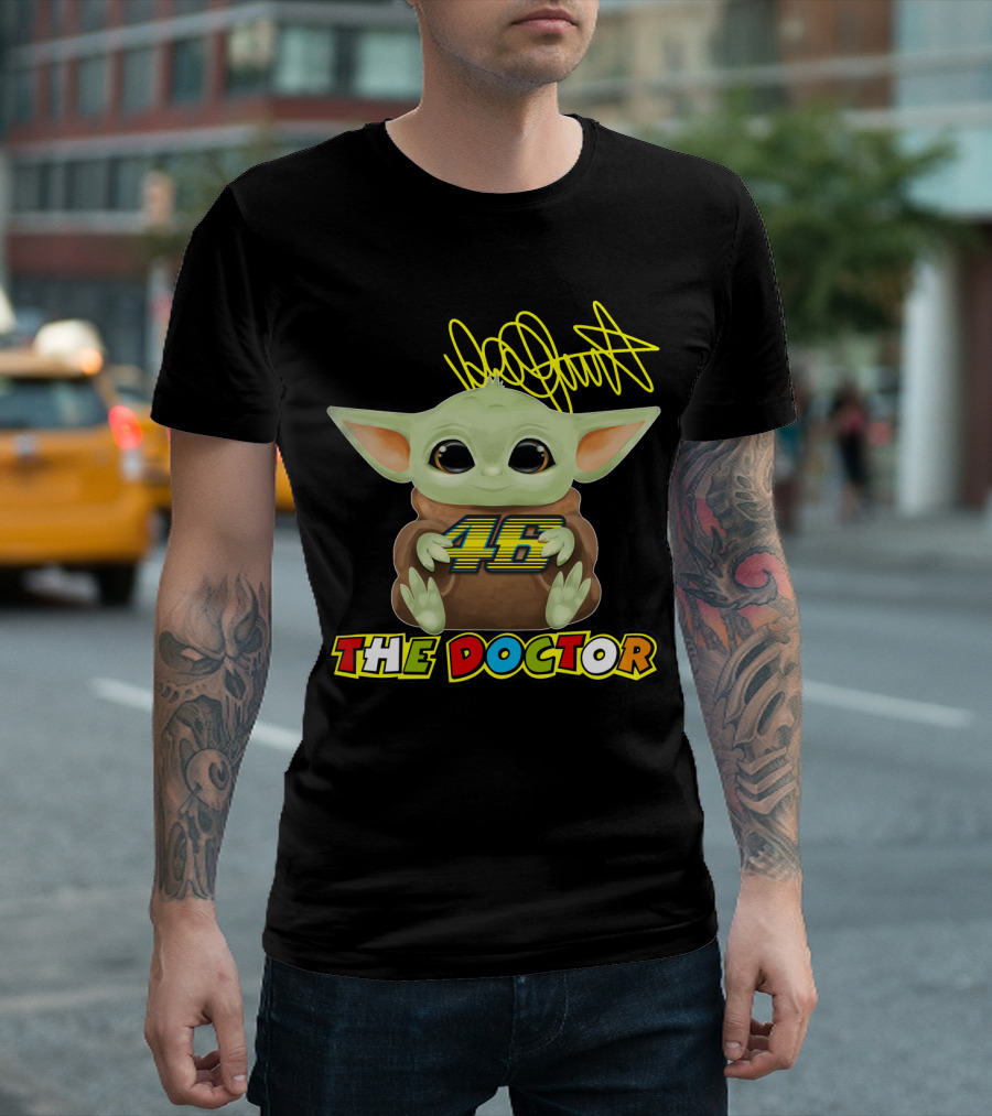 Valentino Rossi Baby Yoda The Doctor 46 T-Shirt