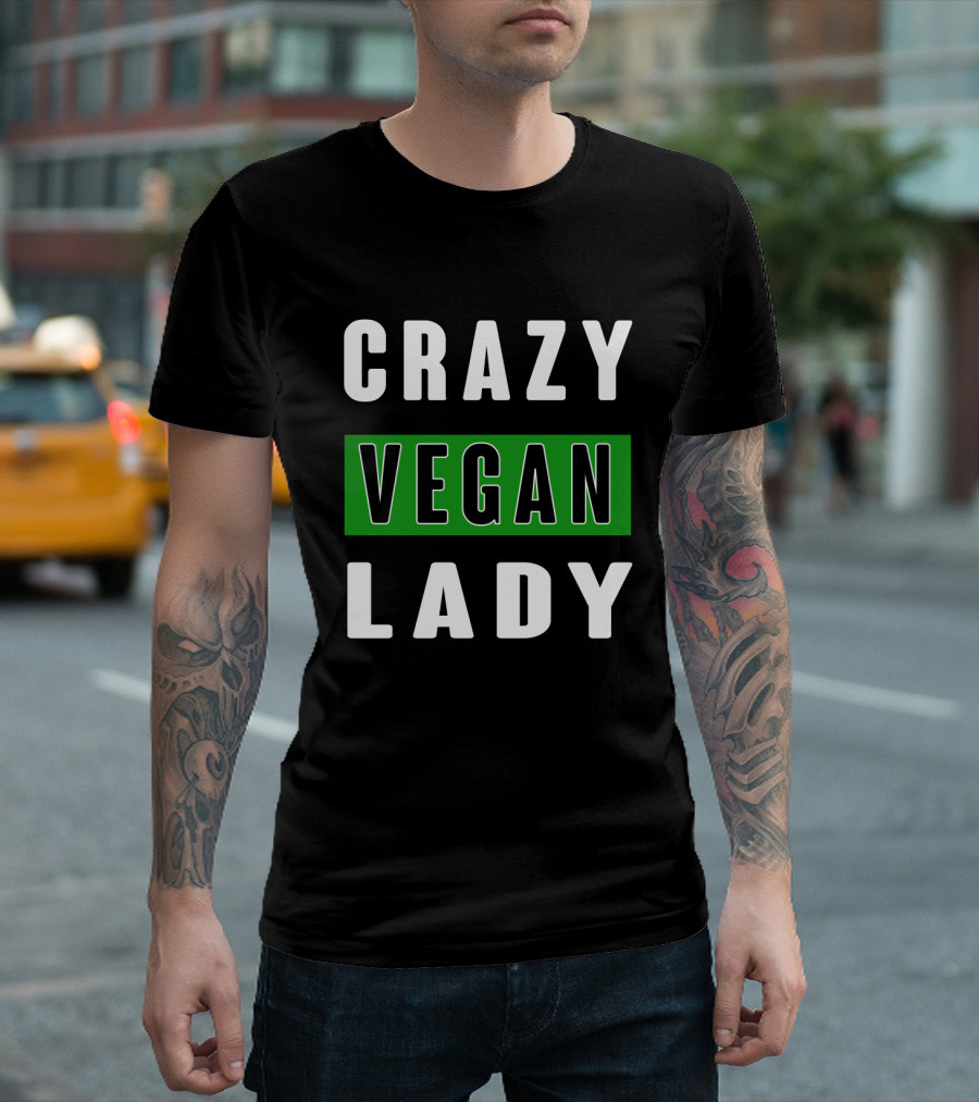 CRAZY VEGAN LADY T-Shirt
