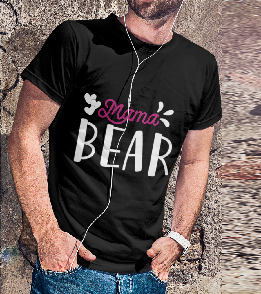 Mama Bear Heart Elements T-Shirt