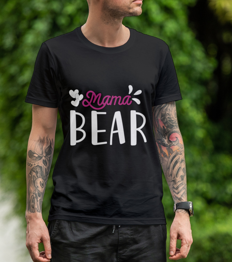 Mama Bear Heart Elements T-Shirt