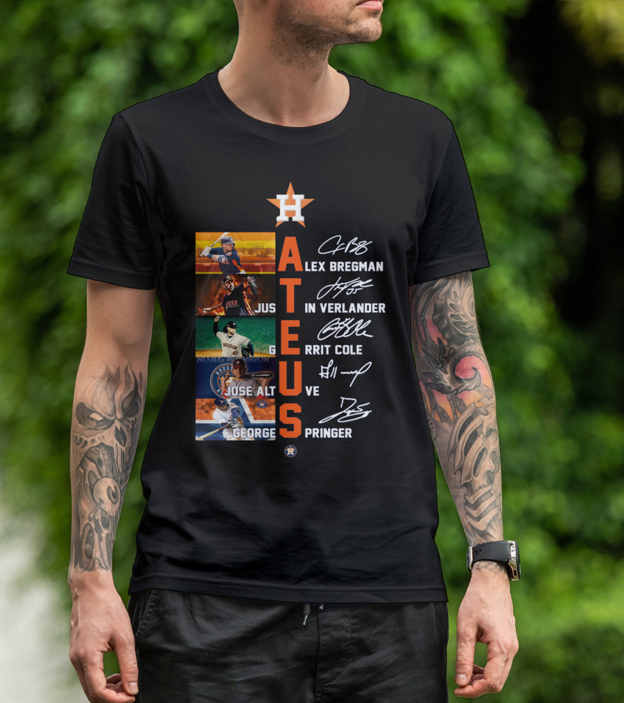 Houston Astros HA Hate Us Alex Bregman Justin Verlander Gerrit Cole Jose Altuve George Springer T-Shirt
