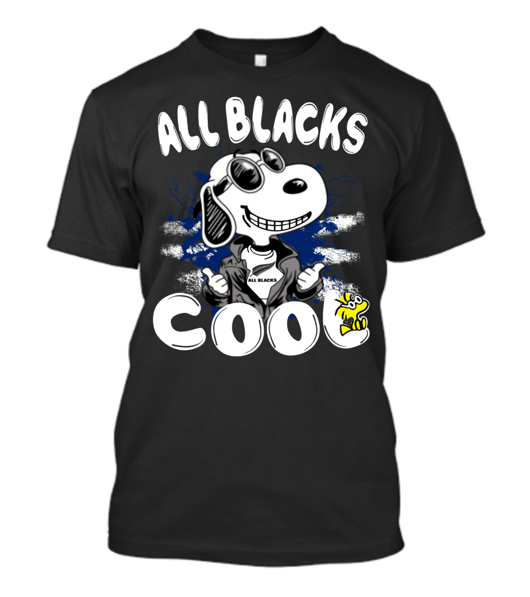 ALL BLACKS COOL SNOOPY T-Shirt