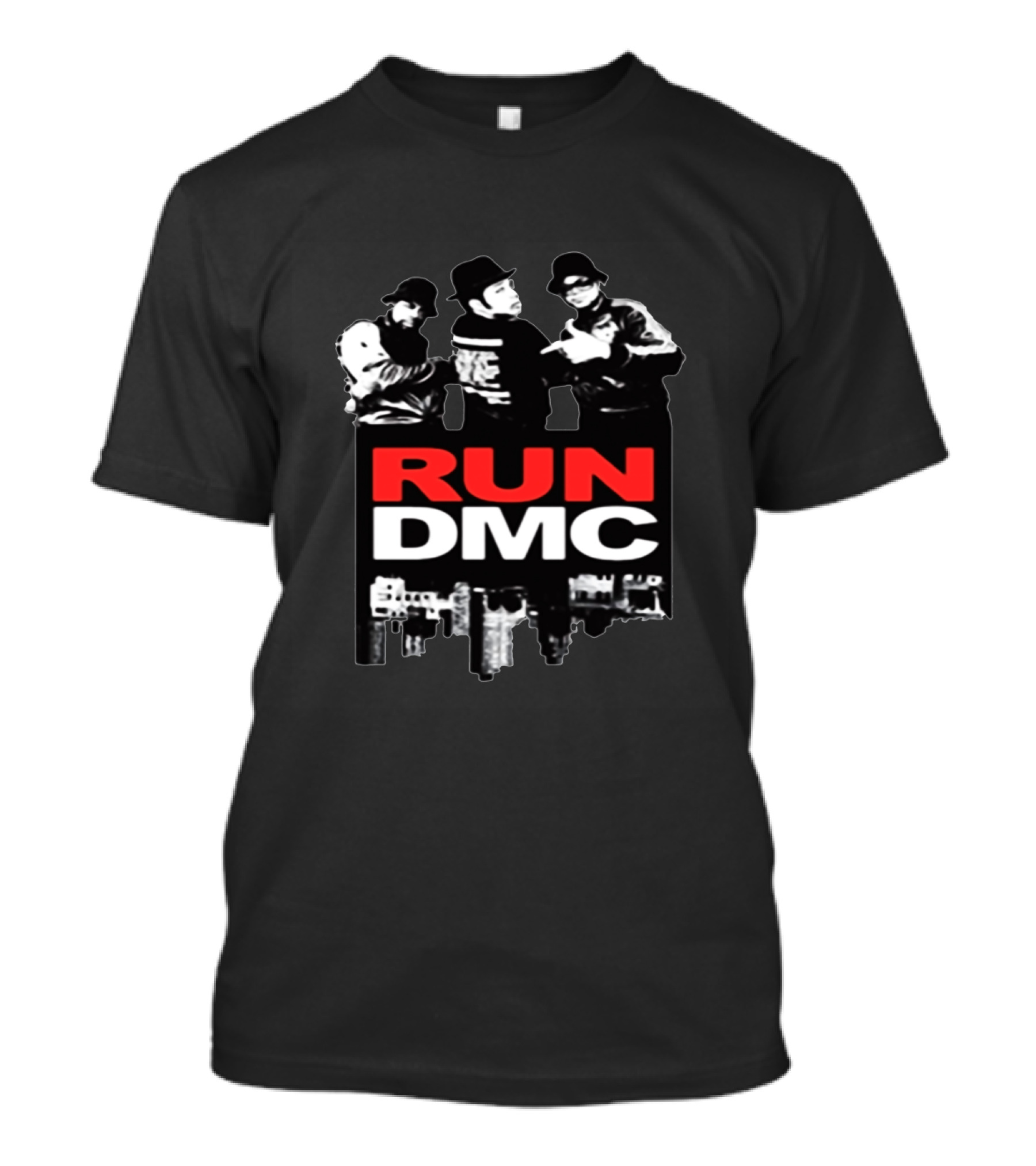 RUN DMC Iconic Hip Hop Group Silhouette And Logo On Storenvy T-Shirt
