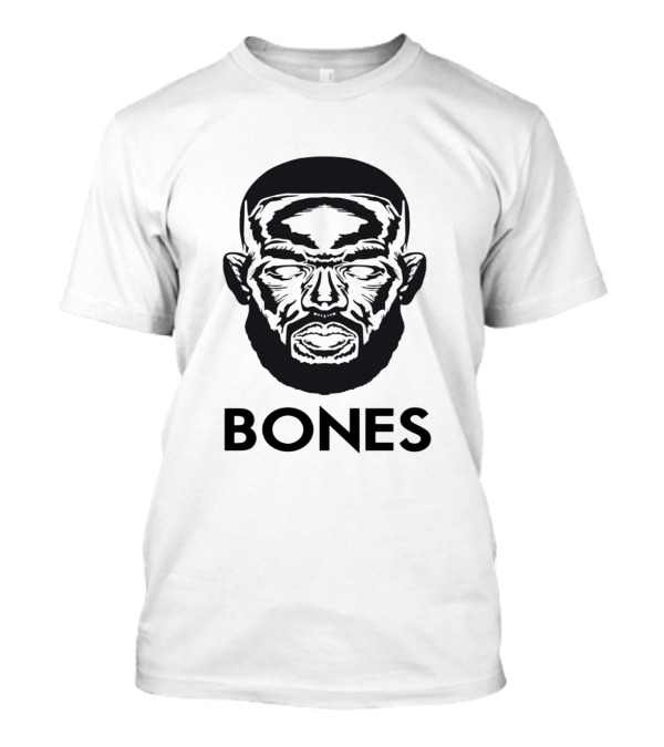 Bones Face Illustration Cool Man Jon Bones Jones T-Shirt