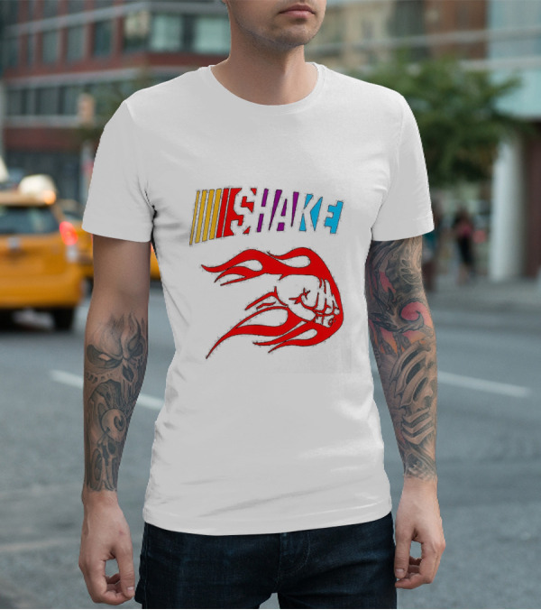 SHAKE And Bake Racing Flames Muscle Car Inspired Shirt For Man T-Shirt