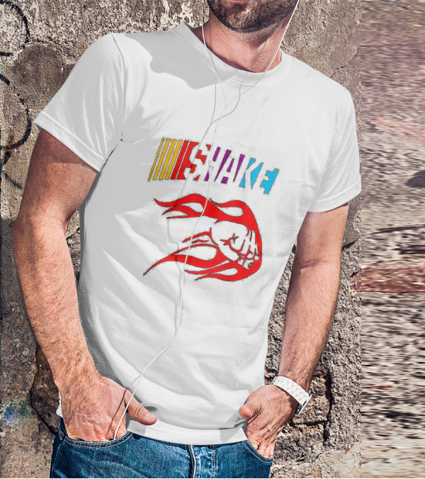 SHAKE And Bake Racing Flames Muscle Car Inspired Shirt For Man T-Shirt
