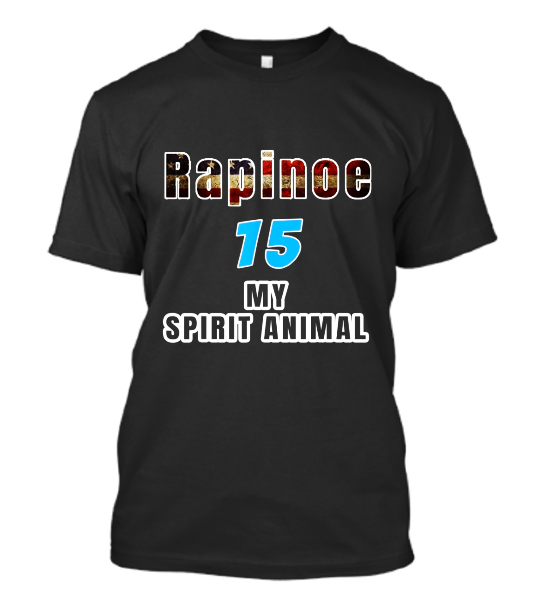 Rapinoe 15 My Spirit Animal Soccer T-Shirt