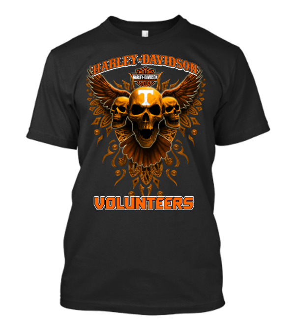 Harley Davidson Motor Cycles Volunteers Tennessee T-Shirt
