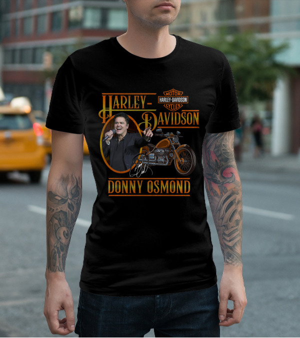 Harley Davidson Motorcycles Donny Osmond T-Shirt