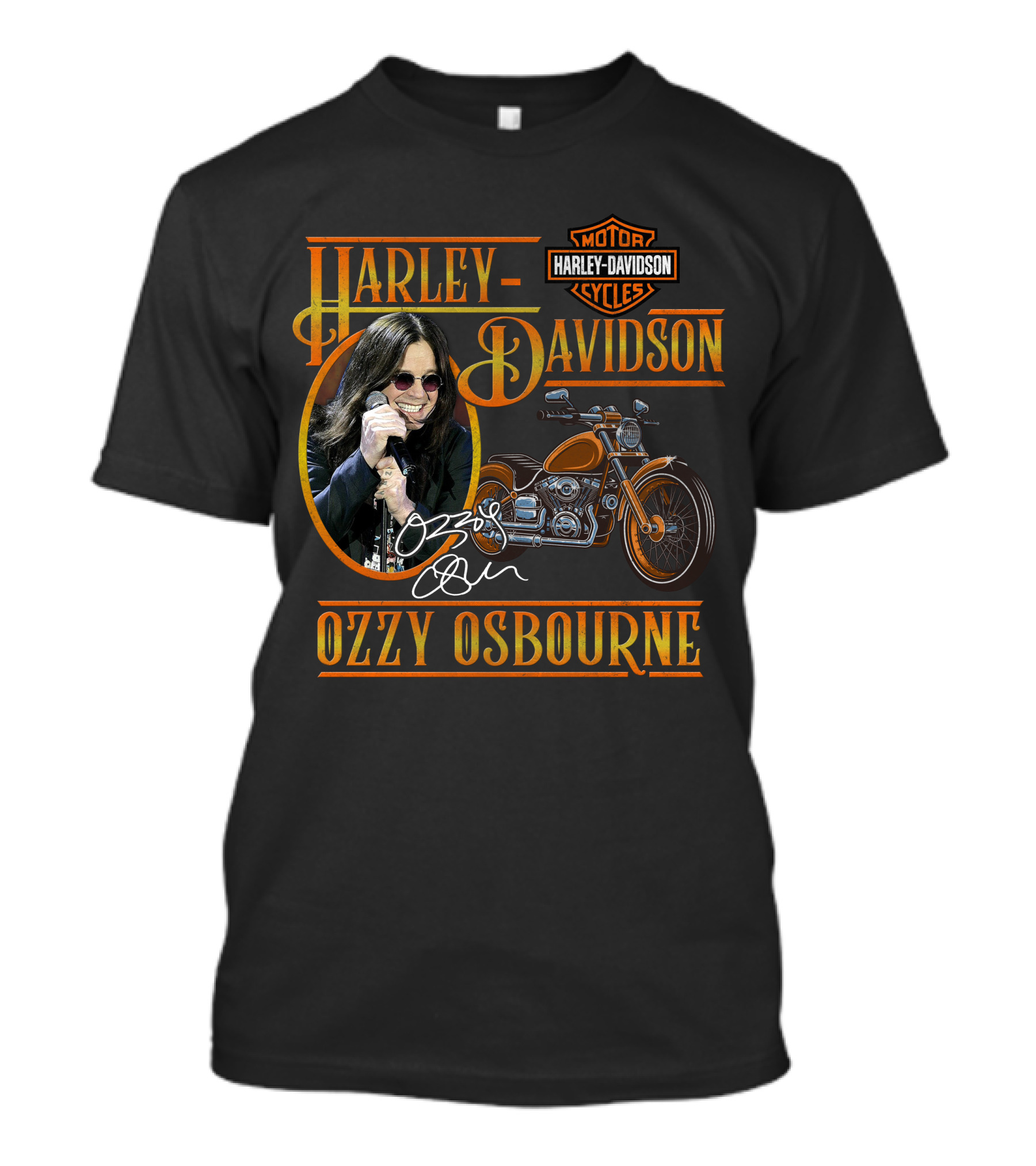Harley Davidson Ozzy Osbourne Motor Cycles T-Shirt